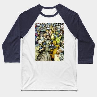 The Elf Mound - Arthur Rackham Baseball T-Shirt